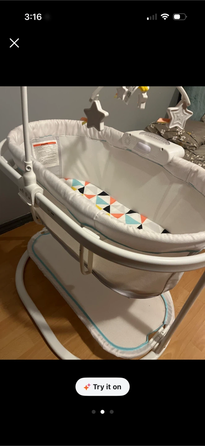 Fisher-Price Soothing Motions Bassinet - photo 2