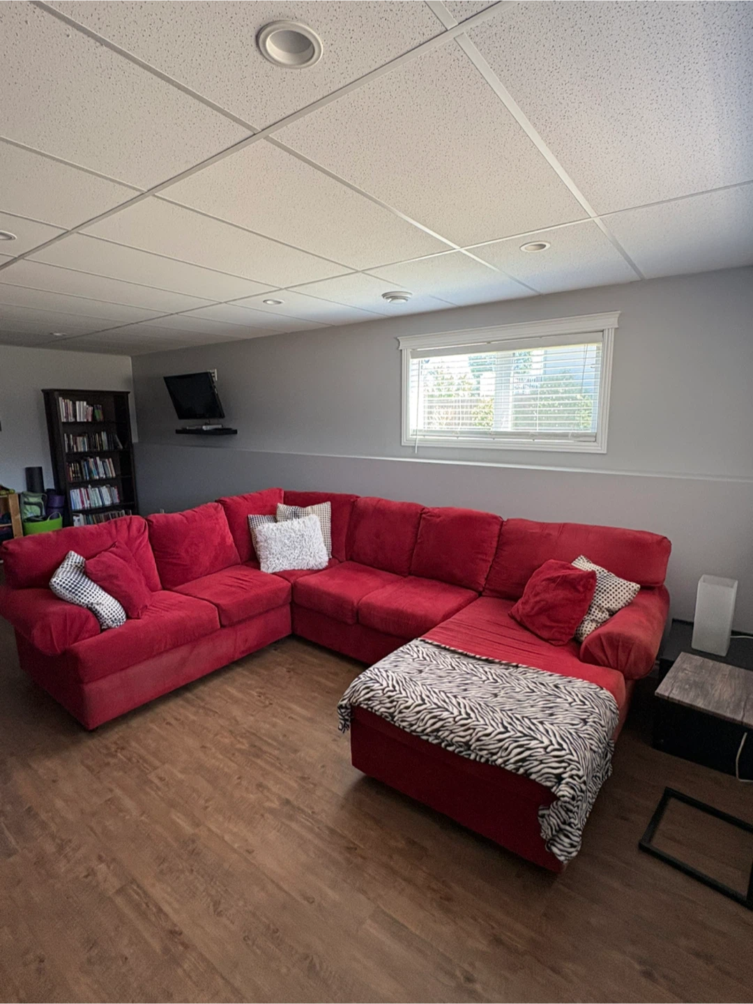 Red Sectional Couch