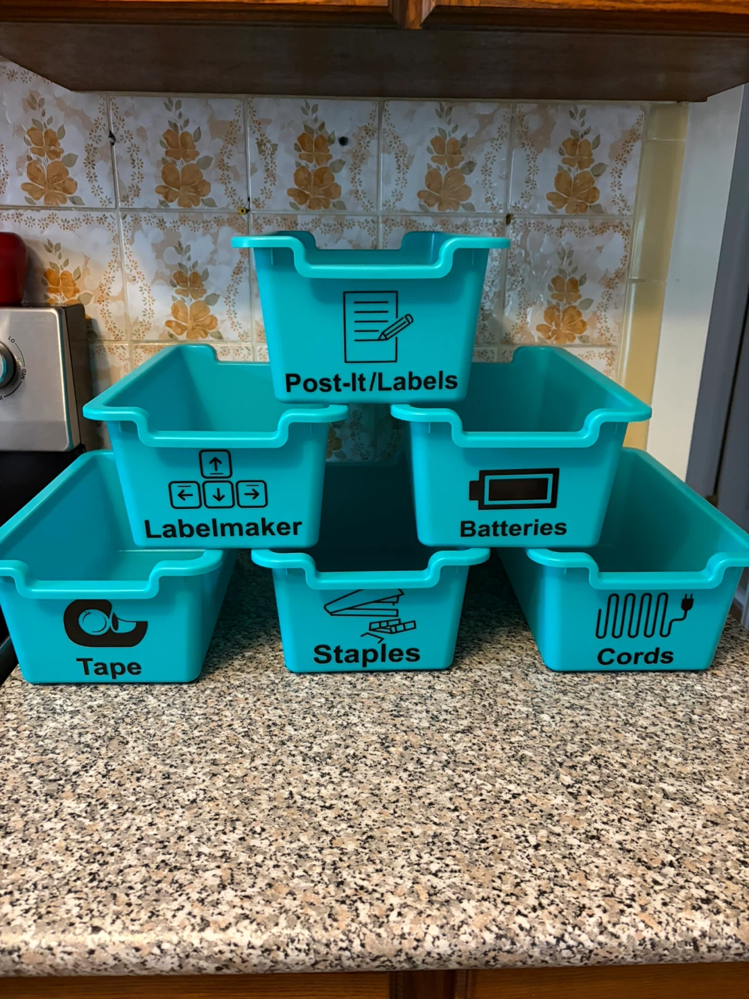 CREATIVITY Rectangular Storage Bins - (Set of 6)