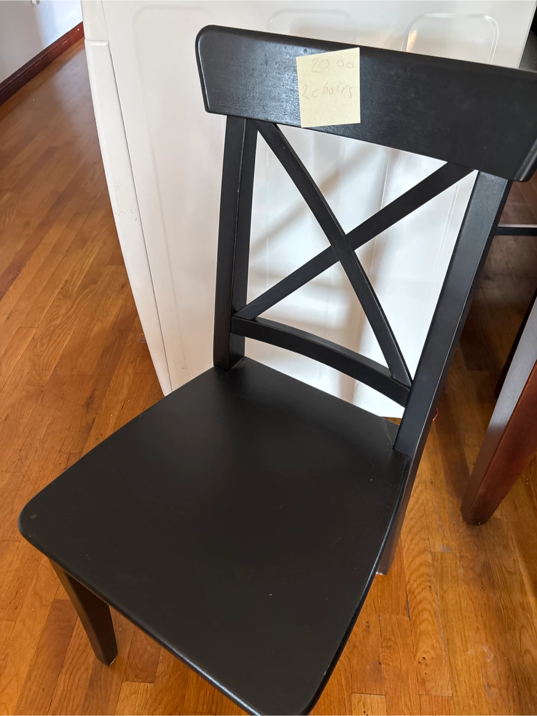 Black Dining Chairs - Set of 2