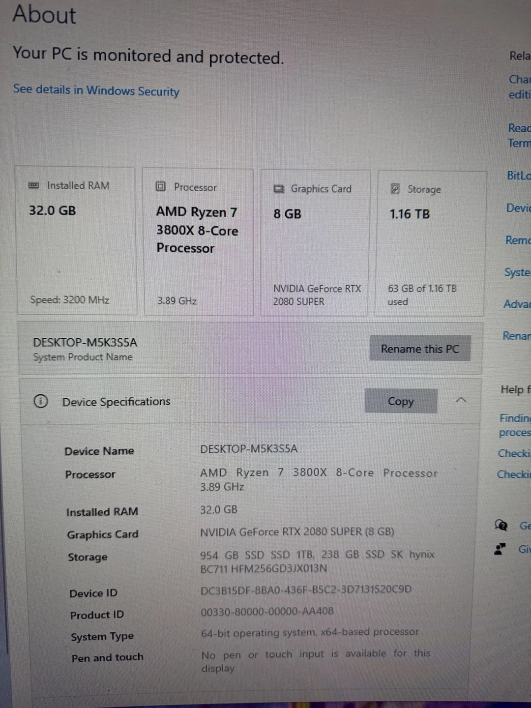 Gaming PC - Ryzen 7, RTX 2080 SUPER - photo 4