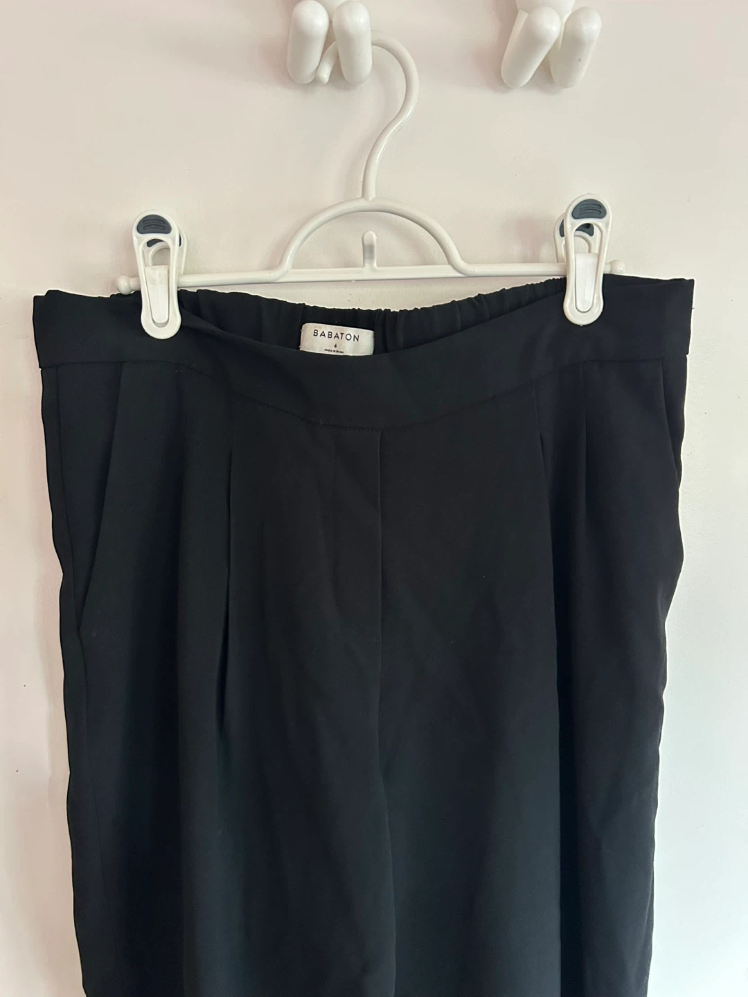 Babaton Black Stretch Trousers Size 6