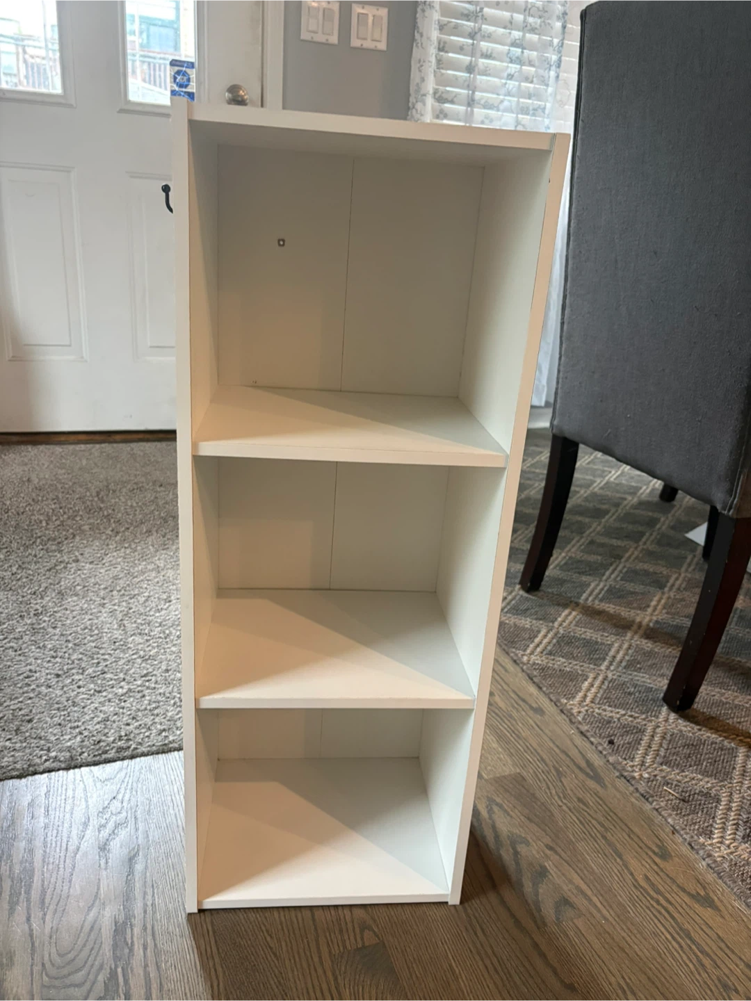 White 3-Shelf Bookcase