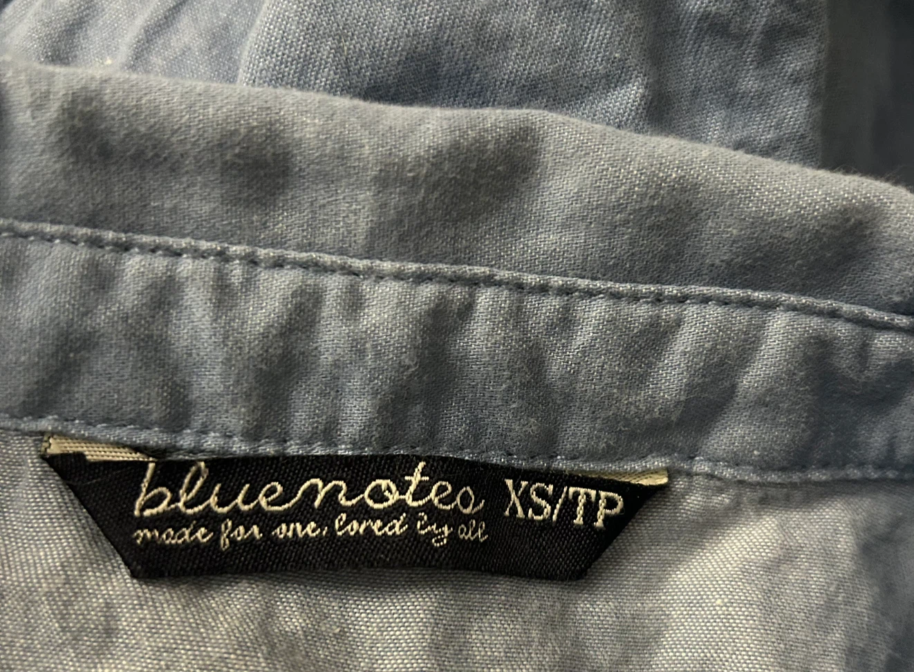 Bluenotes Sleeveless Button-Down with Tie-front XS Top - photo 3