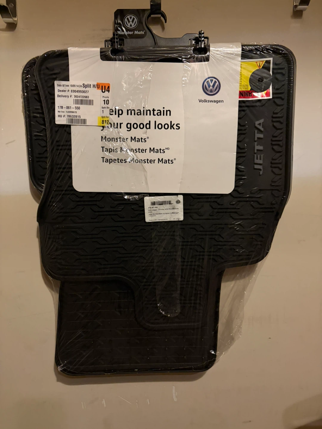 Volkswagen Jetta Monster Mats