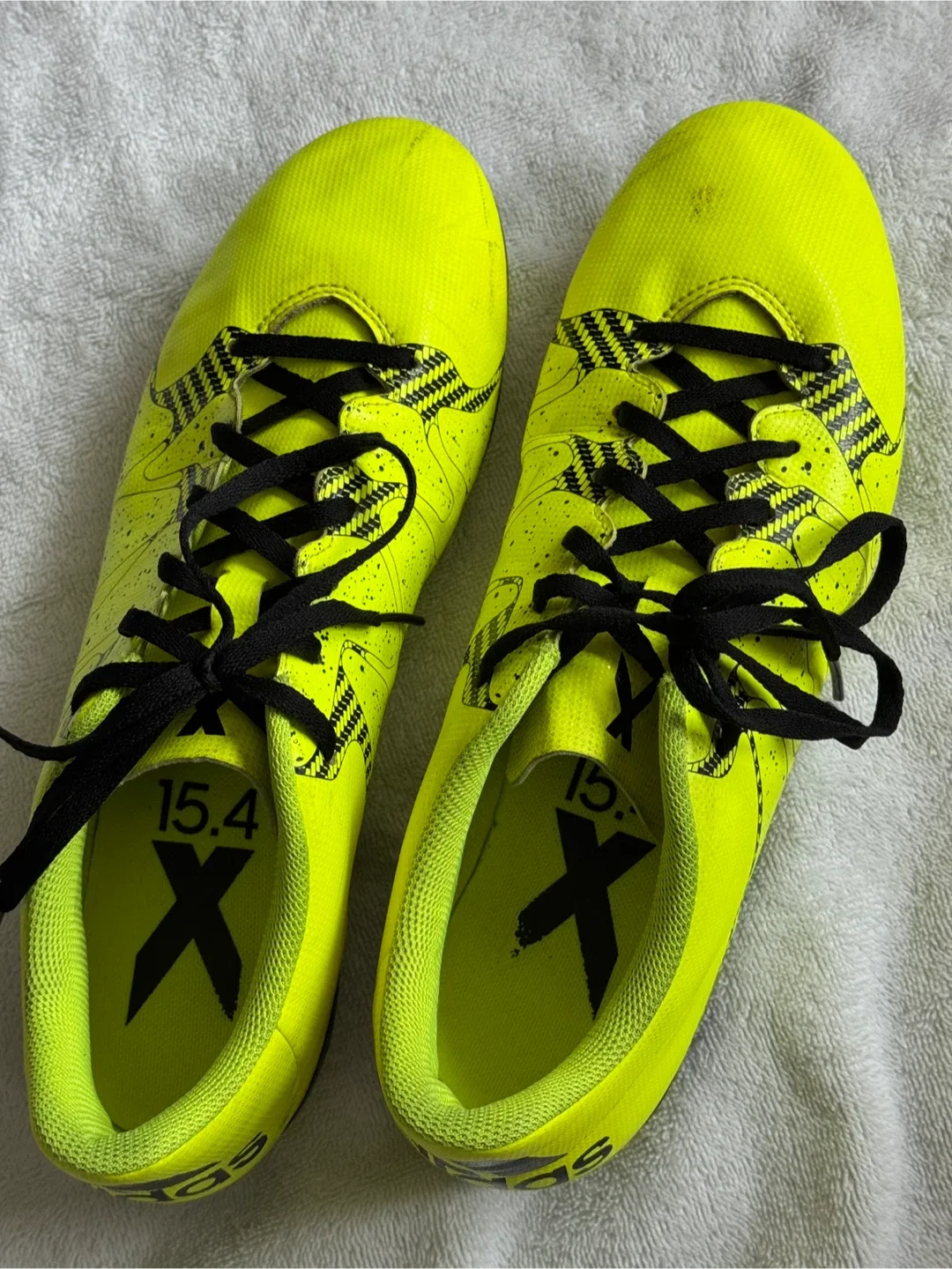 Football soccer shoes Cleats boots Adidas X 15.4 FG