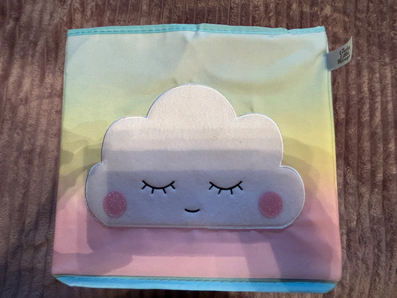 Set of 3 Unicorn & Cloud Storage Bins - photo 3