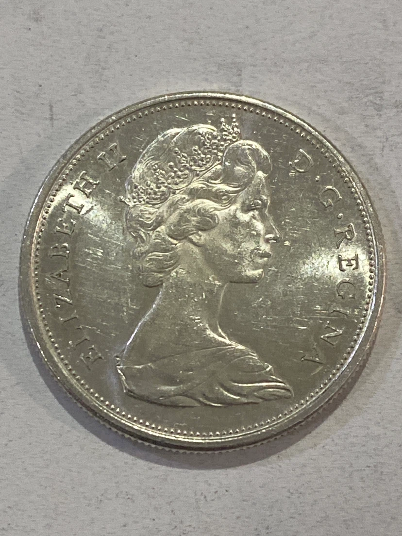 1965 Canada 50 Cents Coin