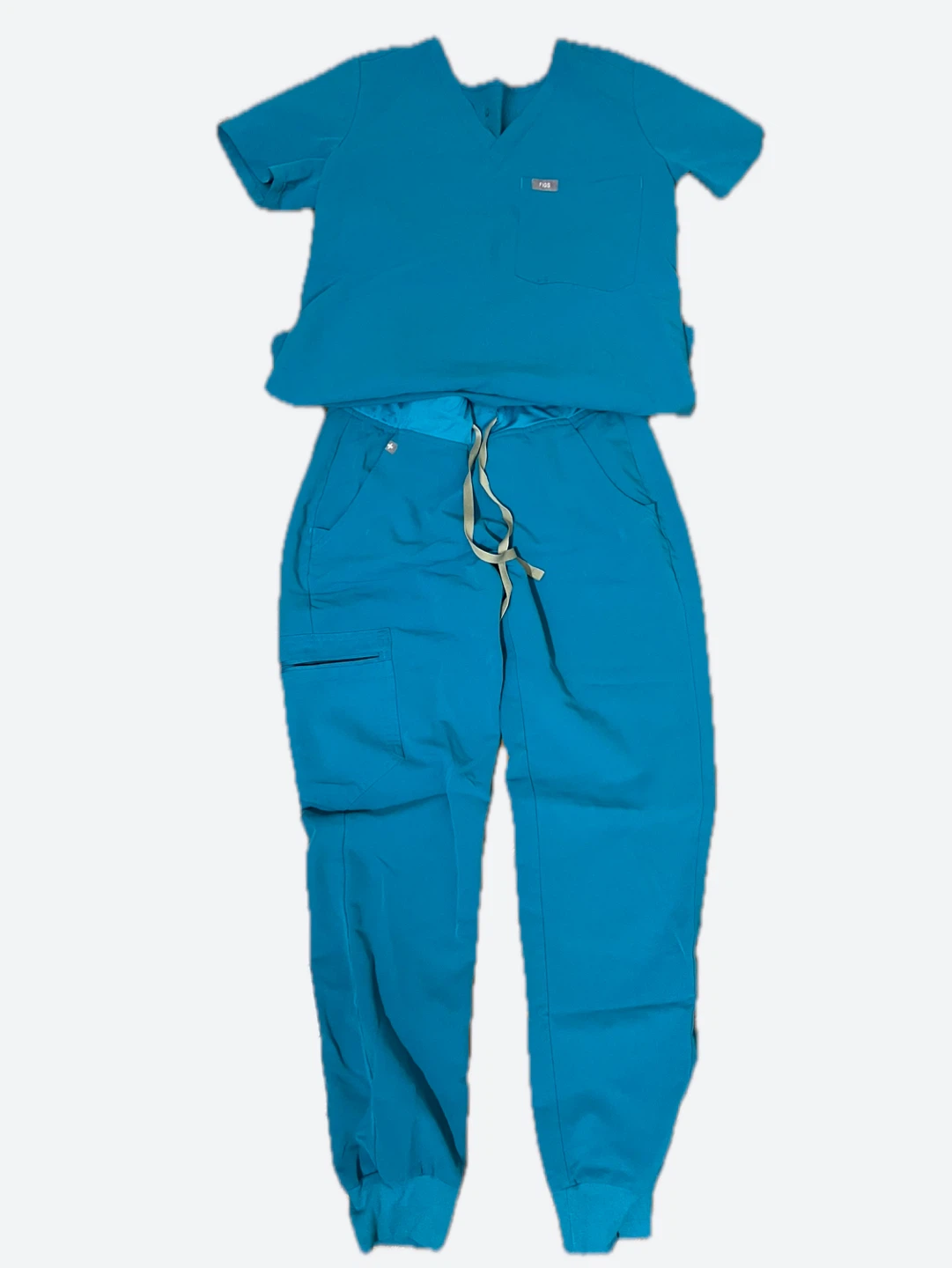 FIGS Scrub Set in Teal Petite Size XS
