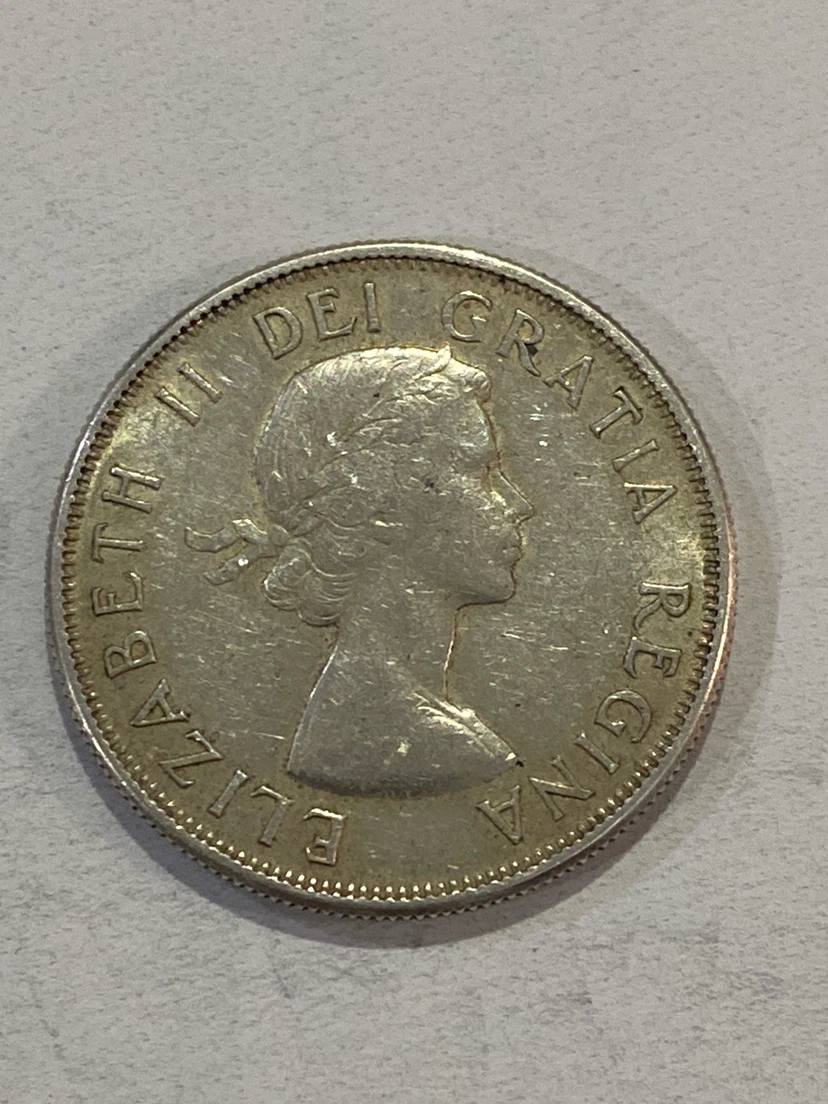 1958 Canada 50 Cents Coin