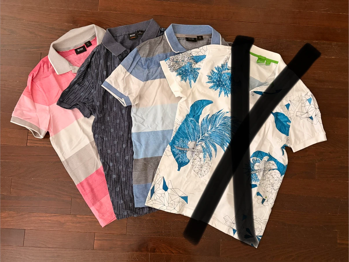 LIKE NEW: Hugo Boss Men's Polo Shirts (Size S & M) - photo 4