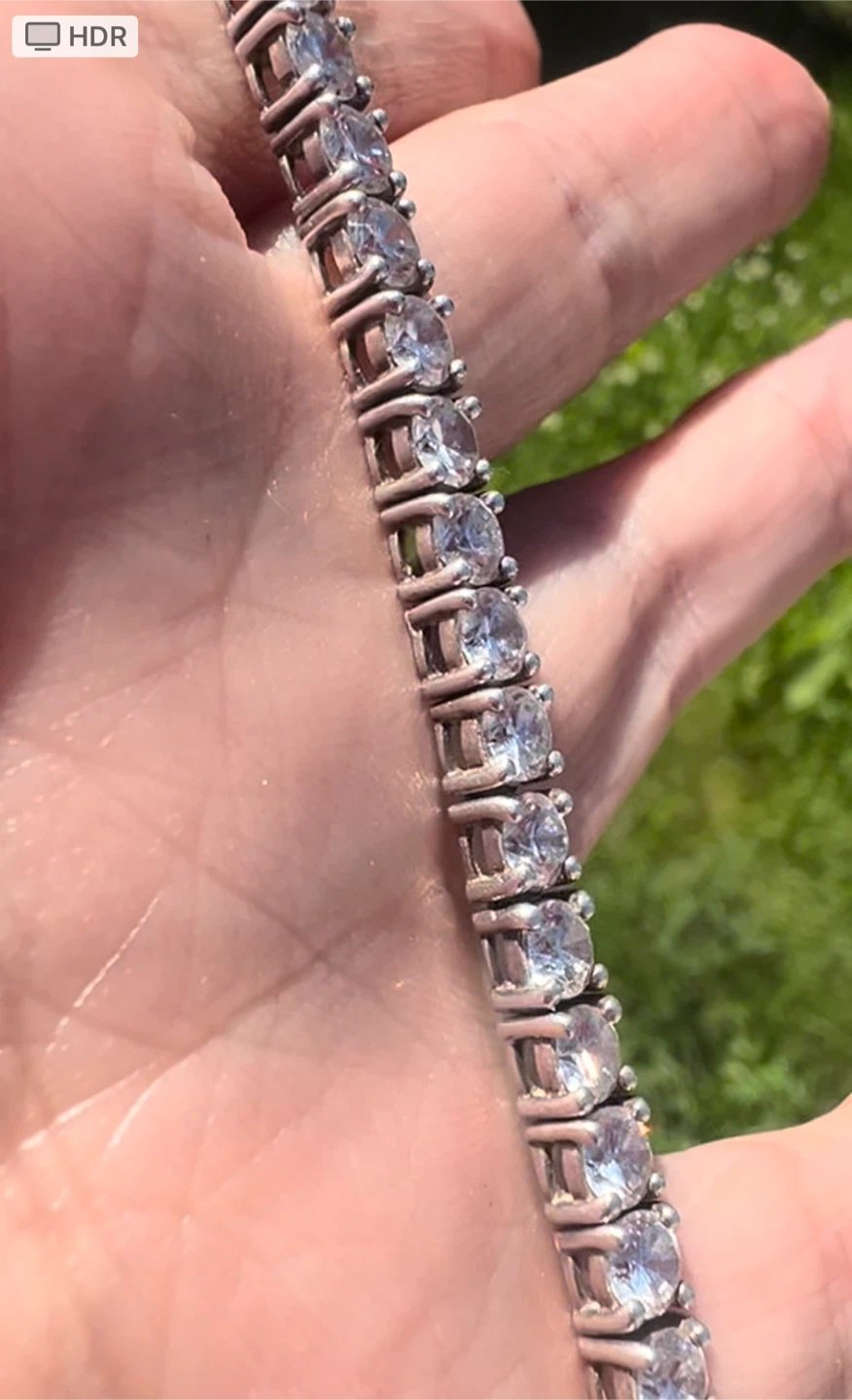 925 silver Bracelet with zirconia - photo 3