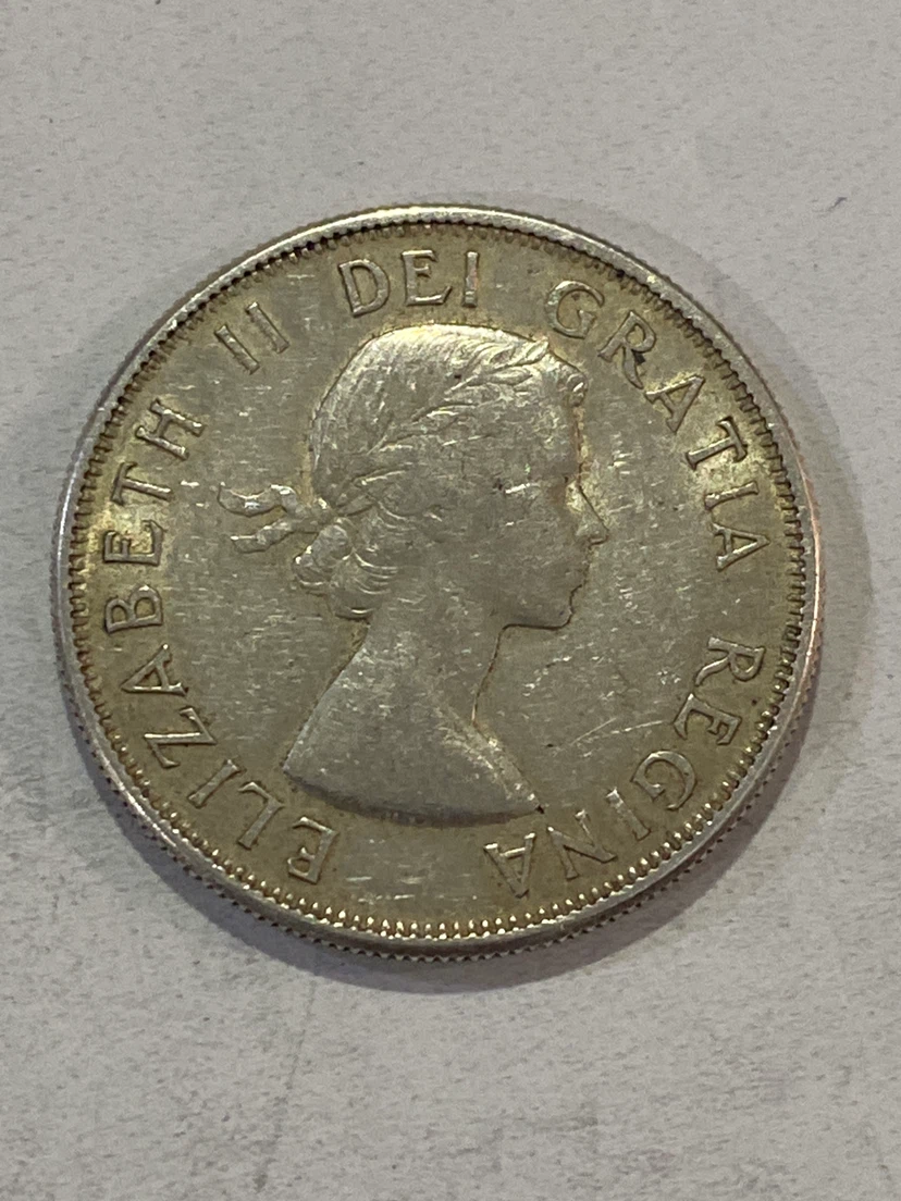 1958 Canada 50 Cents Coin