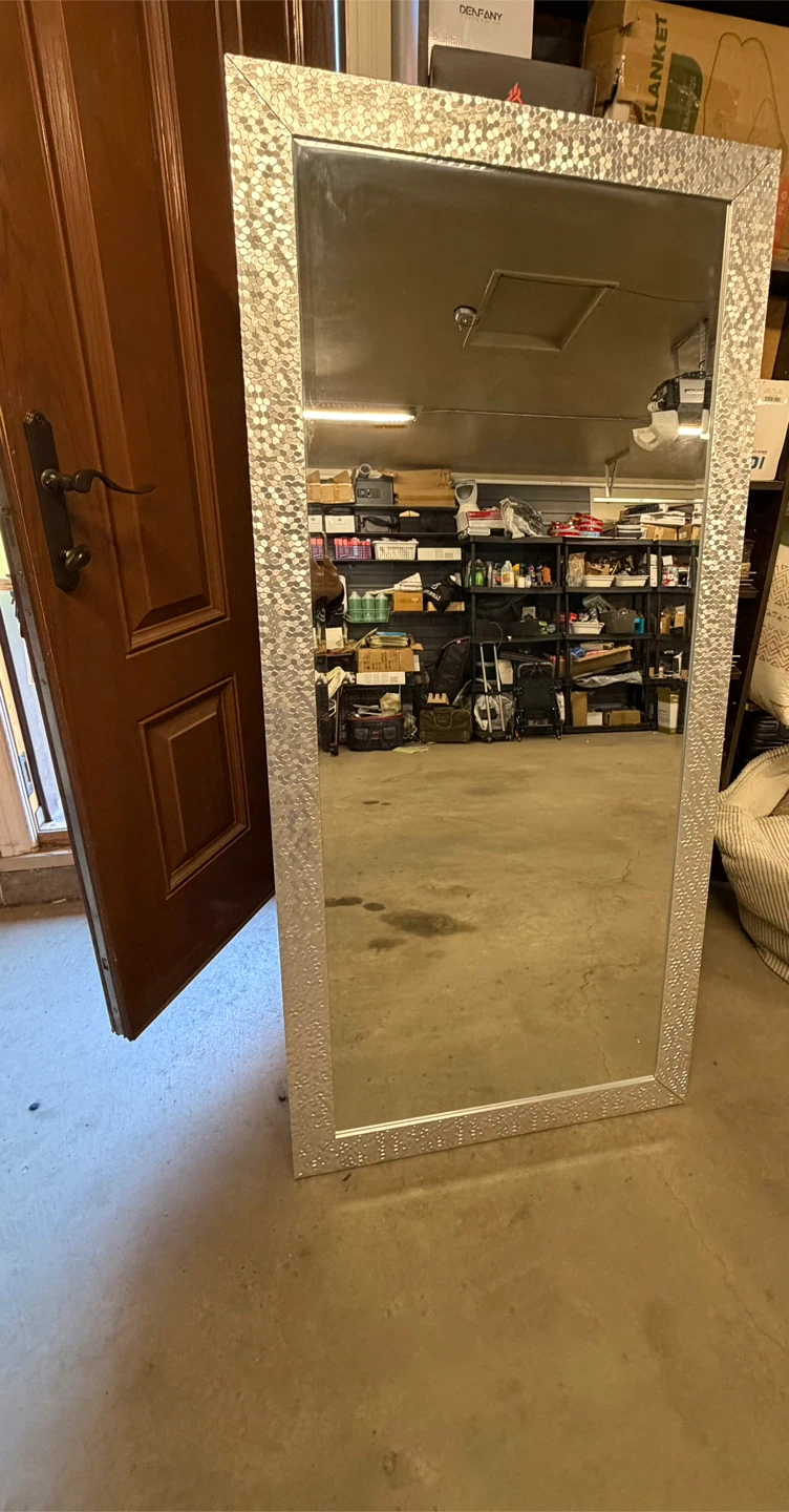 Large Decorative Mirror with Hexagonal Frame - photo 5