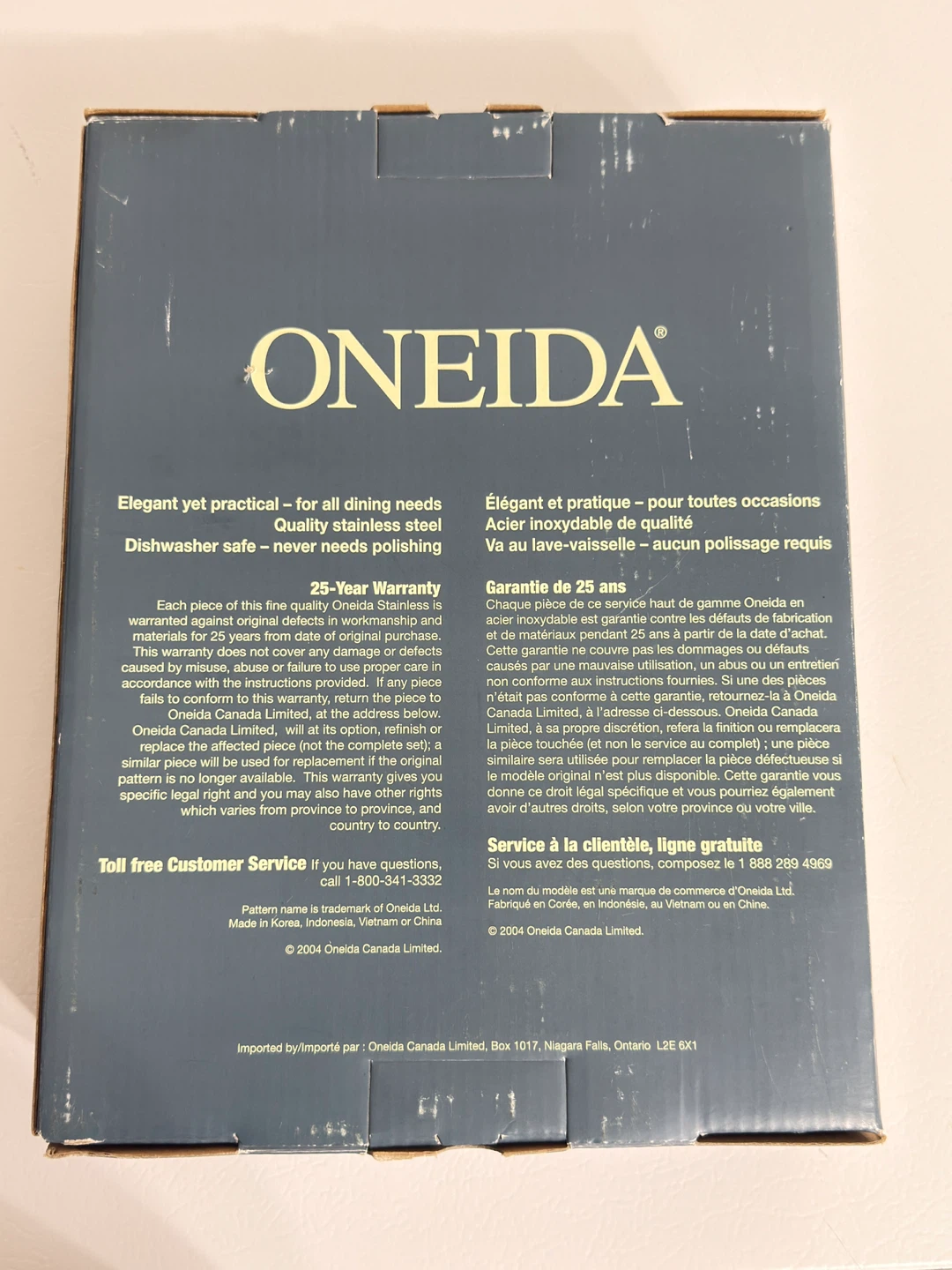 Oneida 20 Piece Stainless Steel Flatware Set Service for 4 - photo 3
