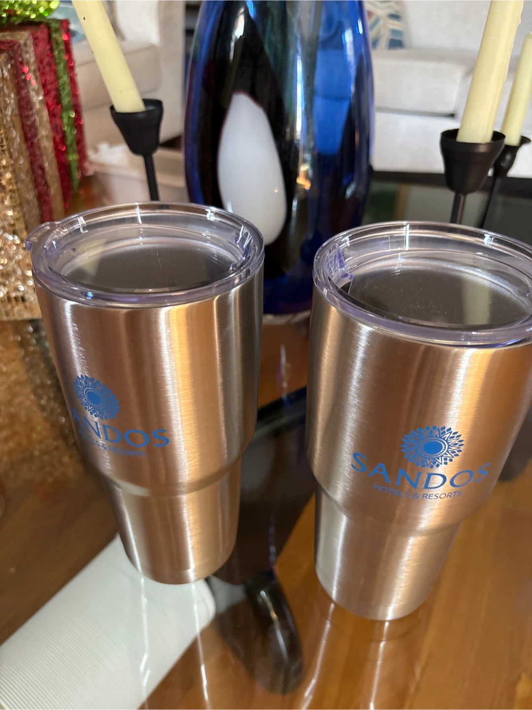 Set of 2 Sandos Hotels & Resorts Tumblers