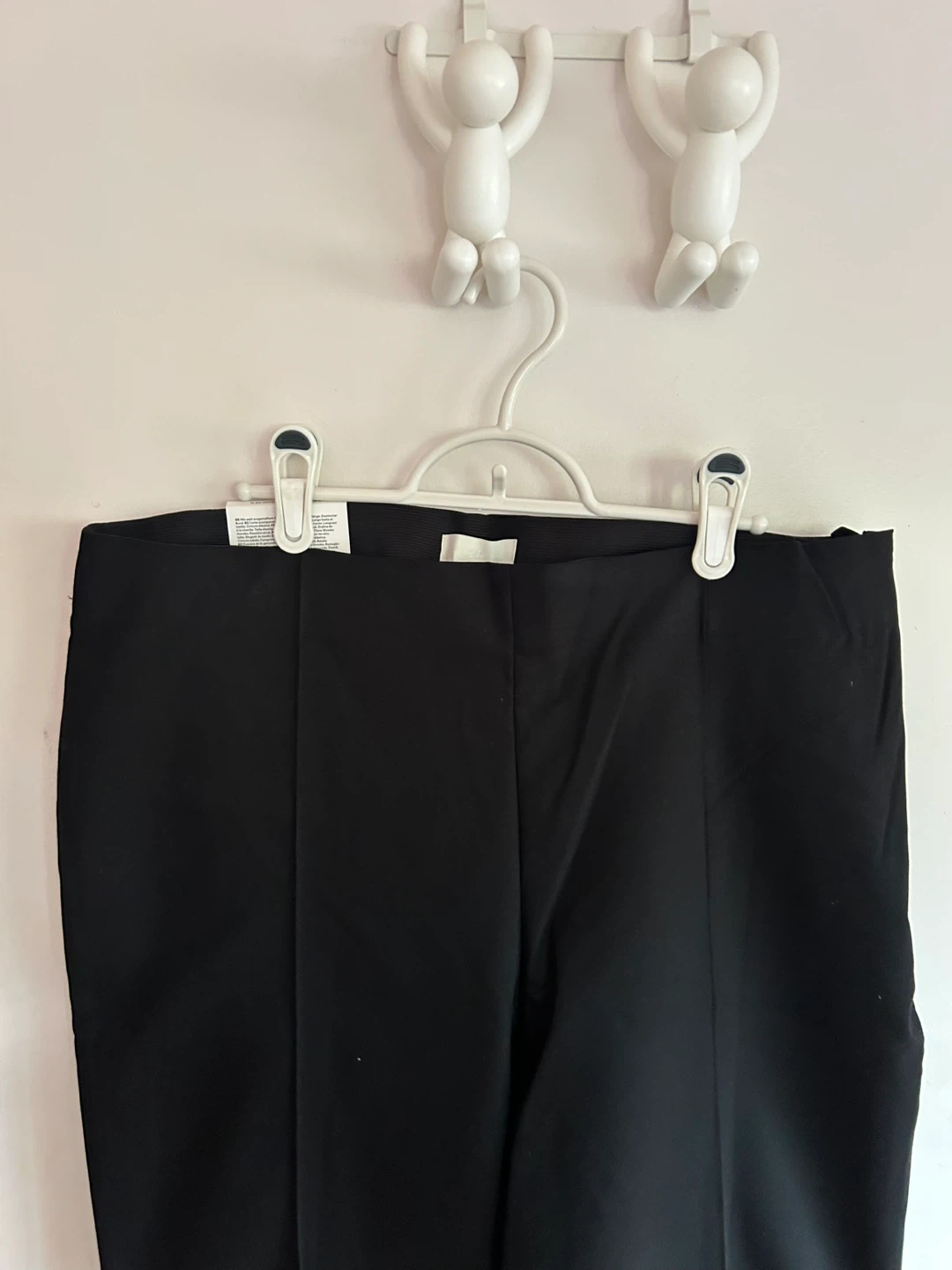 H&M Black Kick Flare High Waist Pants Size 16