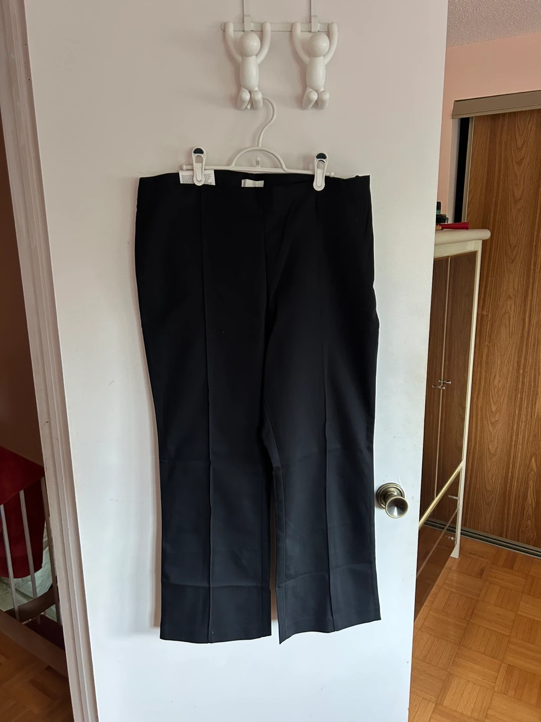 H&M Black Kick Flare High Waist Pants Size 16 - photo 2