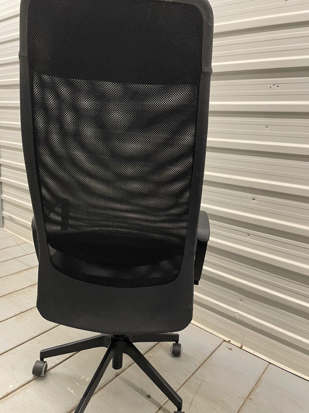 IKEA Black Office Chair with Mesh Back - photo 2