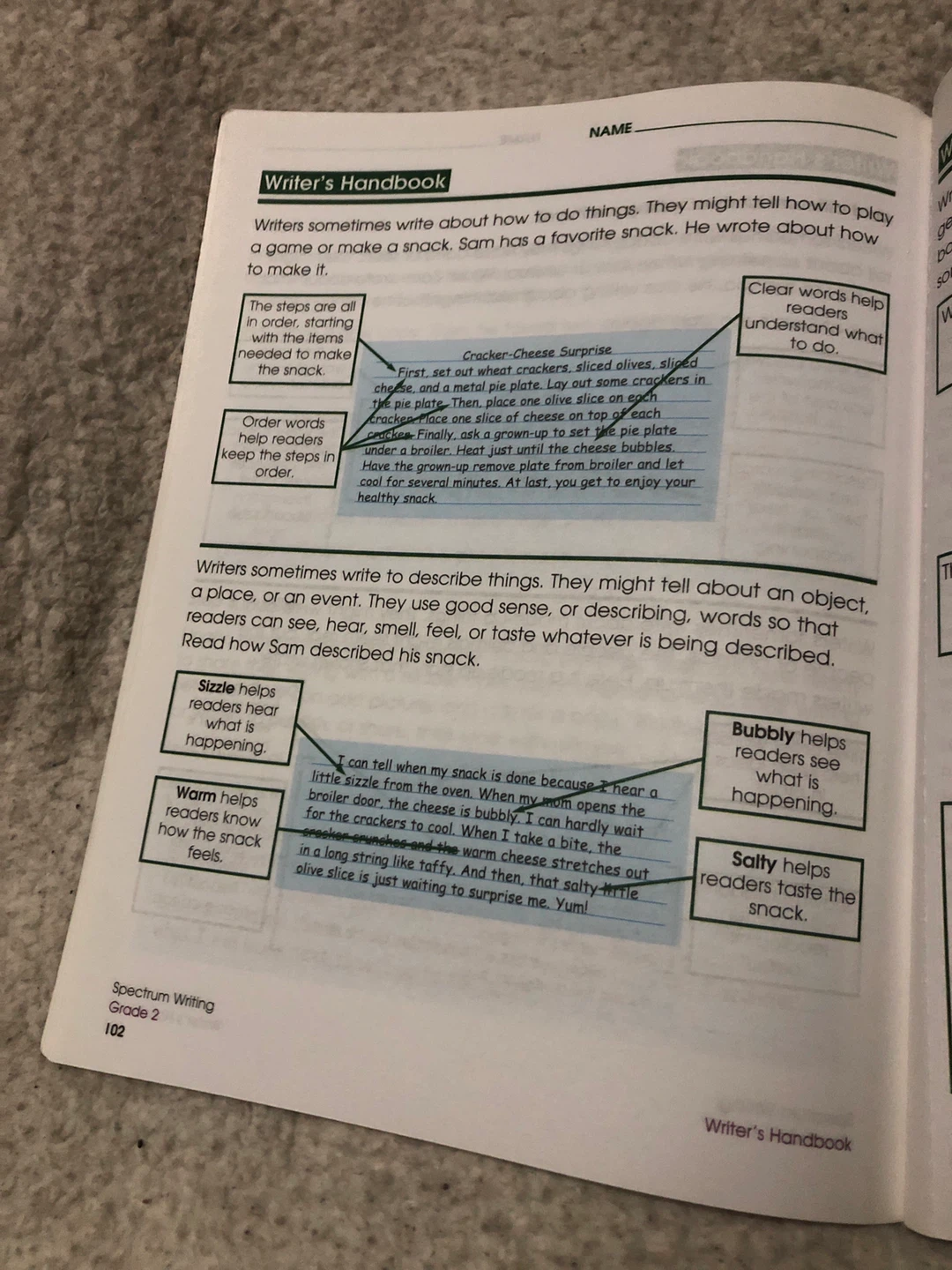 Spectrum Writing Grade 2 Workbook - photo 4