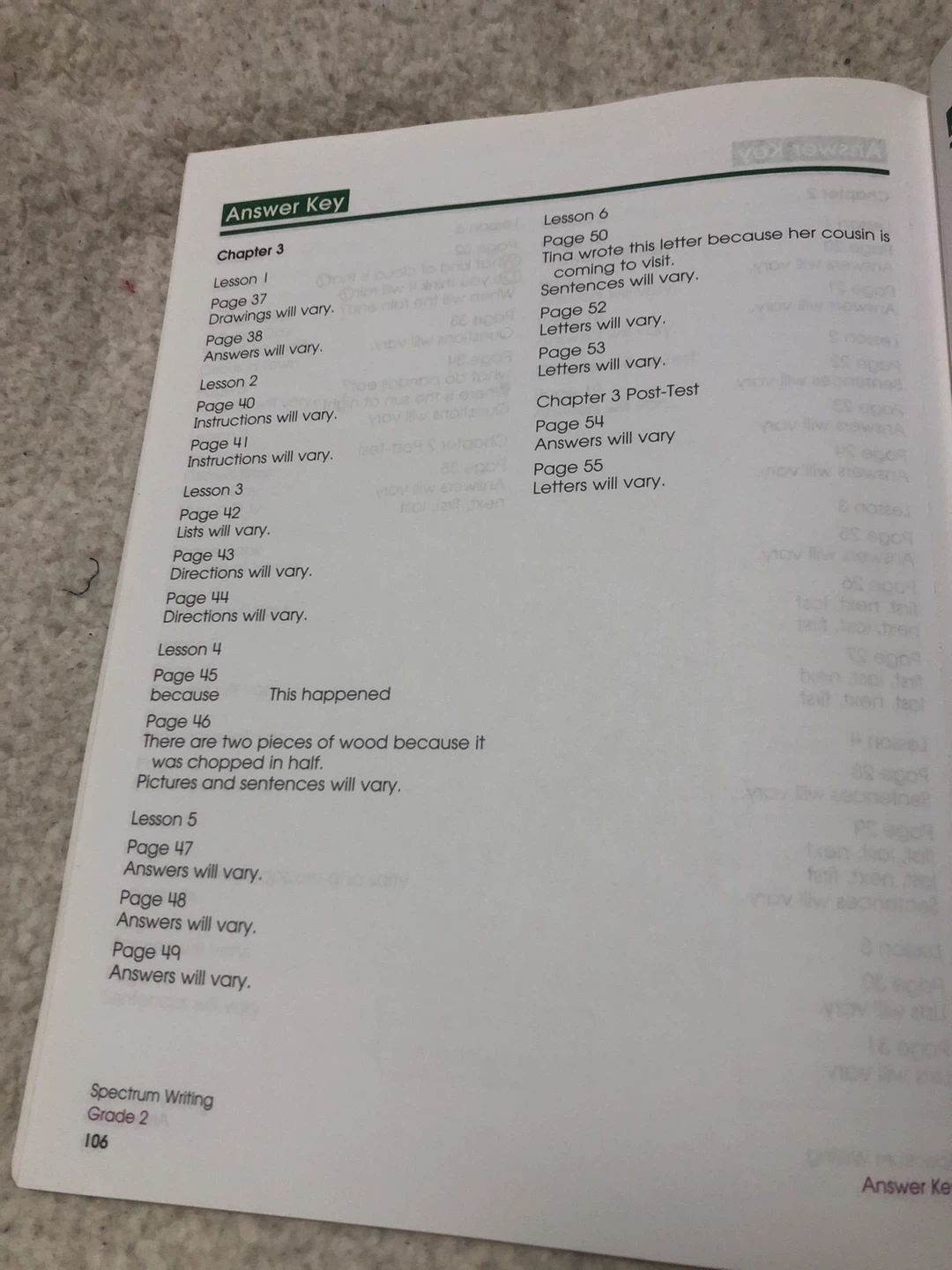 Spectrum Writing Grade 2 Workbook - photo 5