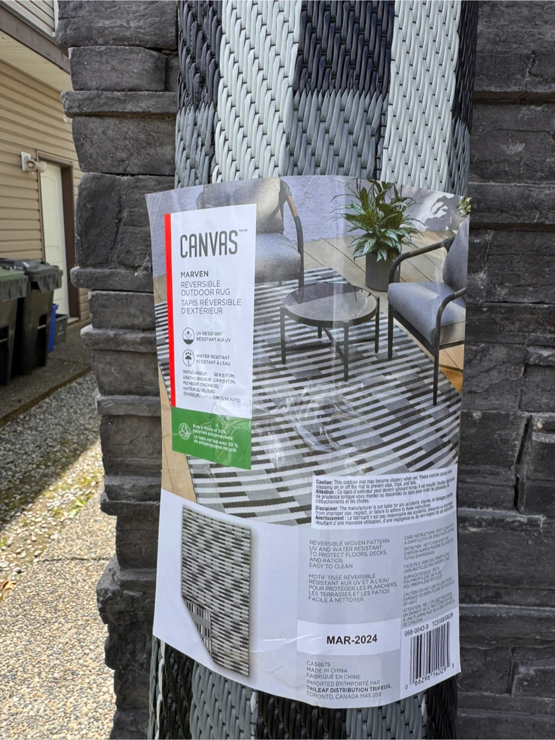 New -Marven Reversible Outdoor Rug