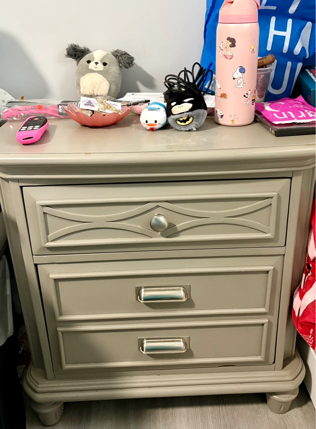 Gray 6-Drawer Dresser with Mirror - photo 2