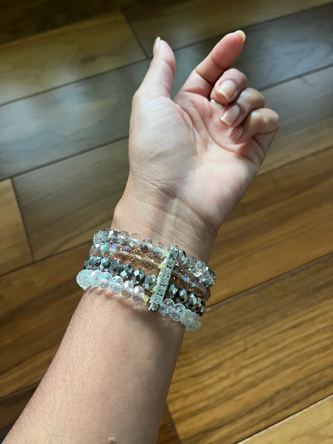 Beaded Crystal Stretch Bracelets - photo 3