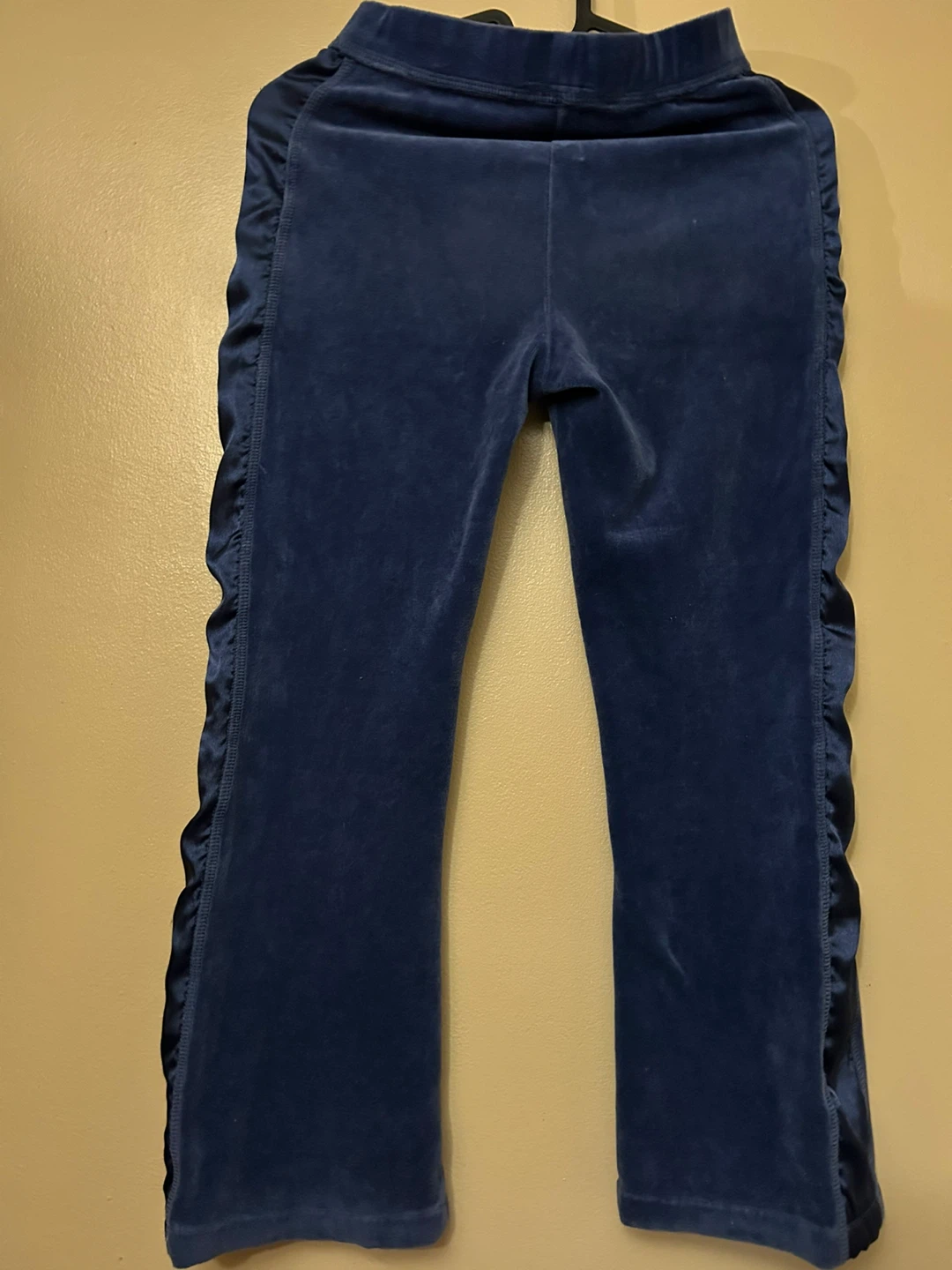 Blue Beverly Hills Polo Club Velour Pants Kids Size 10/12 - photo 2
