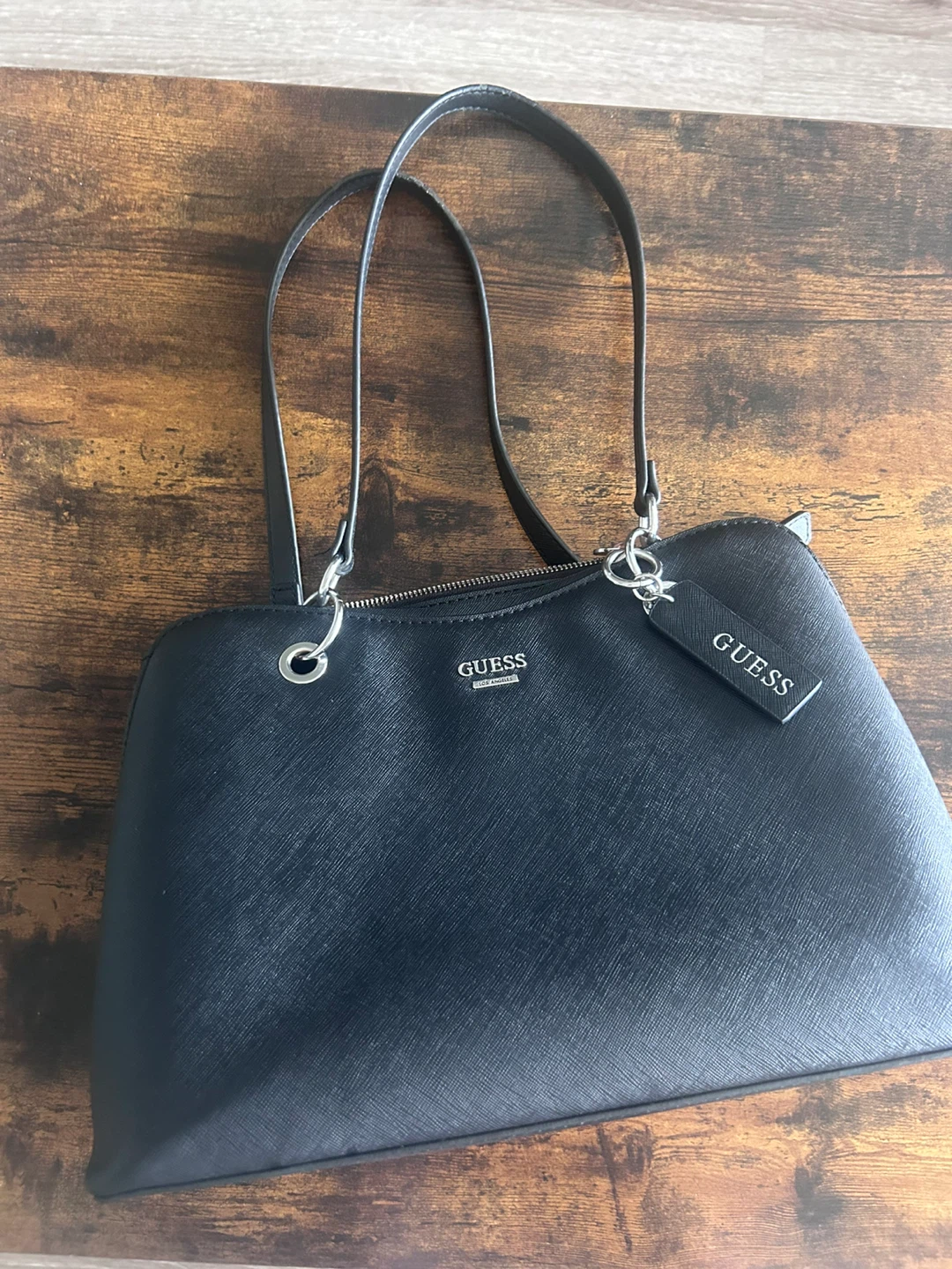 Black Guess Tote Bag