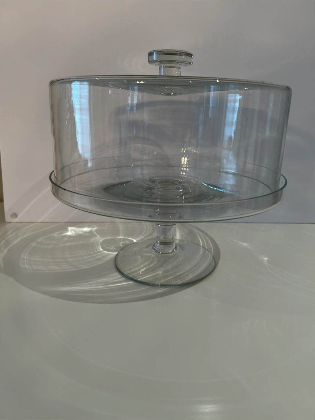 Glass Cake Stand and Dome Set