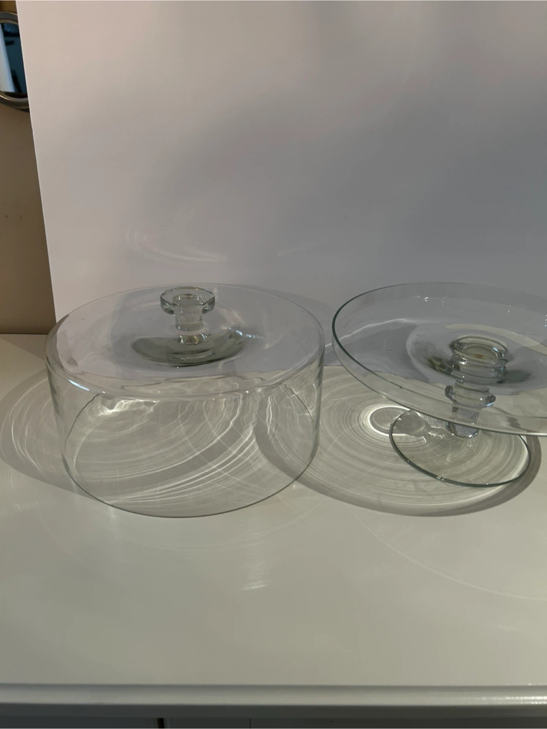 Glass Cake Stand and Dome Set - photo 2
