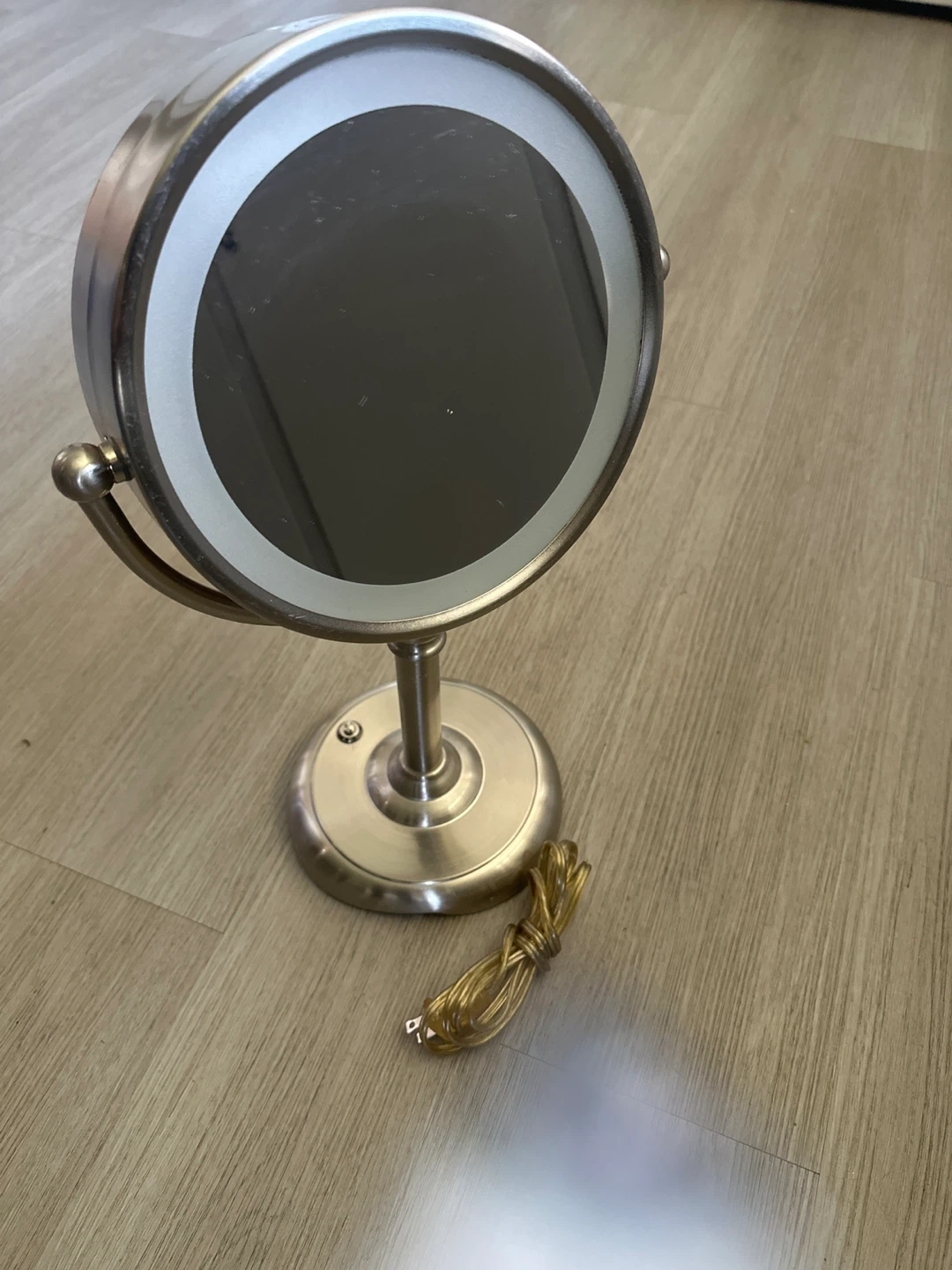 Brushed Nickel Vanity Mirror with LED Light - photo 2