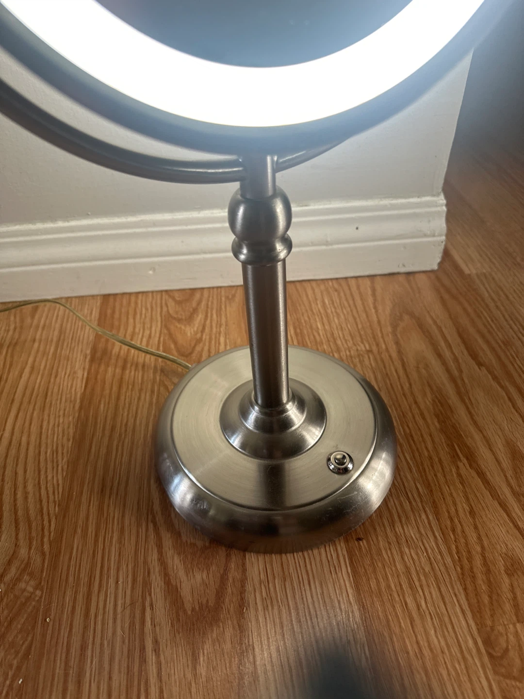Brushed Nickel Vanity Mirror with LED Light - photo 4