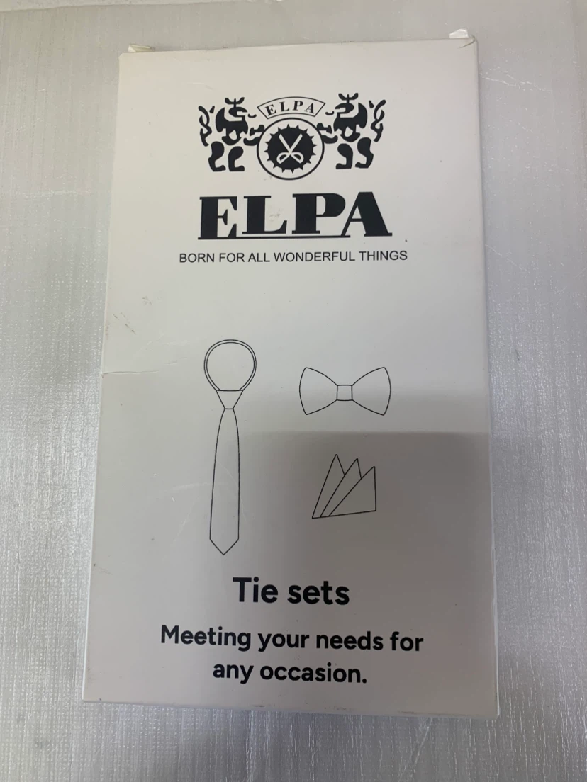 ELPA Boys Necktie and Bowtie Set - Black - photo 4