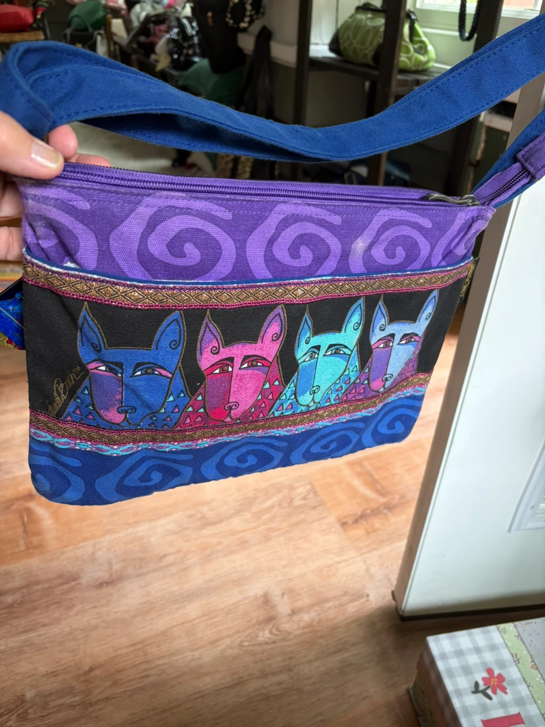 Laurel Burch dog print