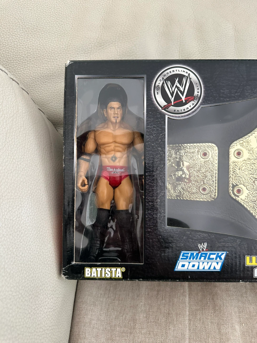 WWE World Heavyweight Championship Belt with Figures - photo 2