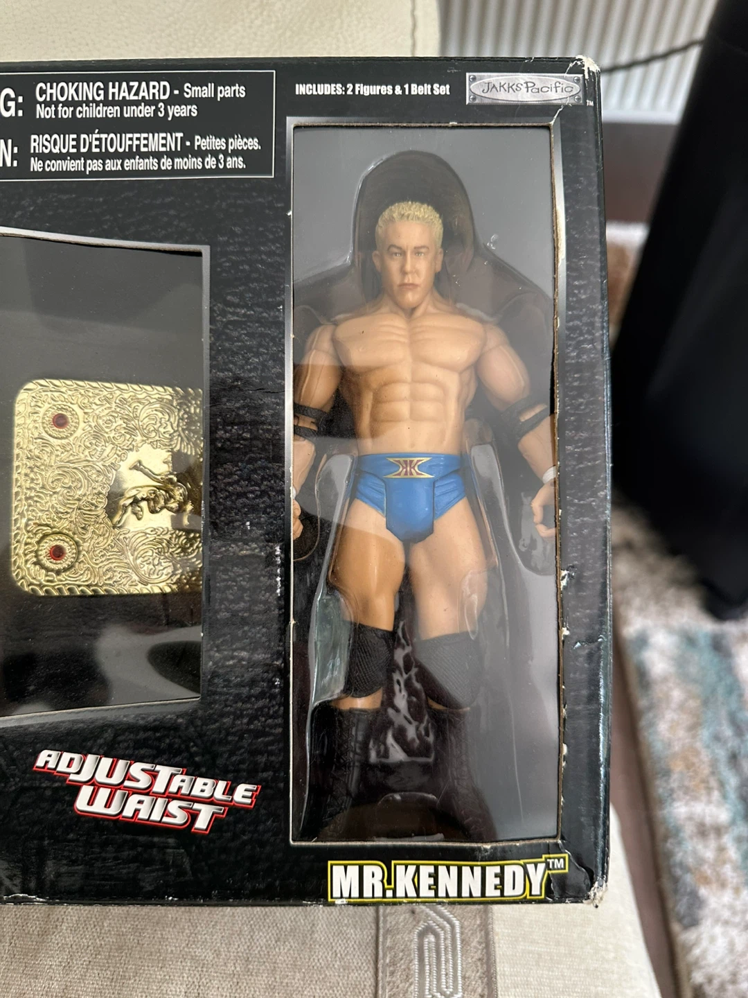 WWE World Heavyweight Championship Belt with Figures - photo 3