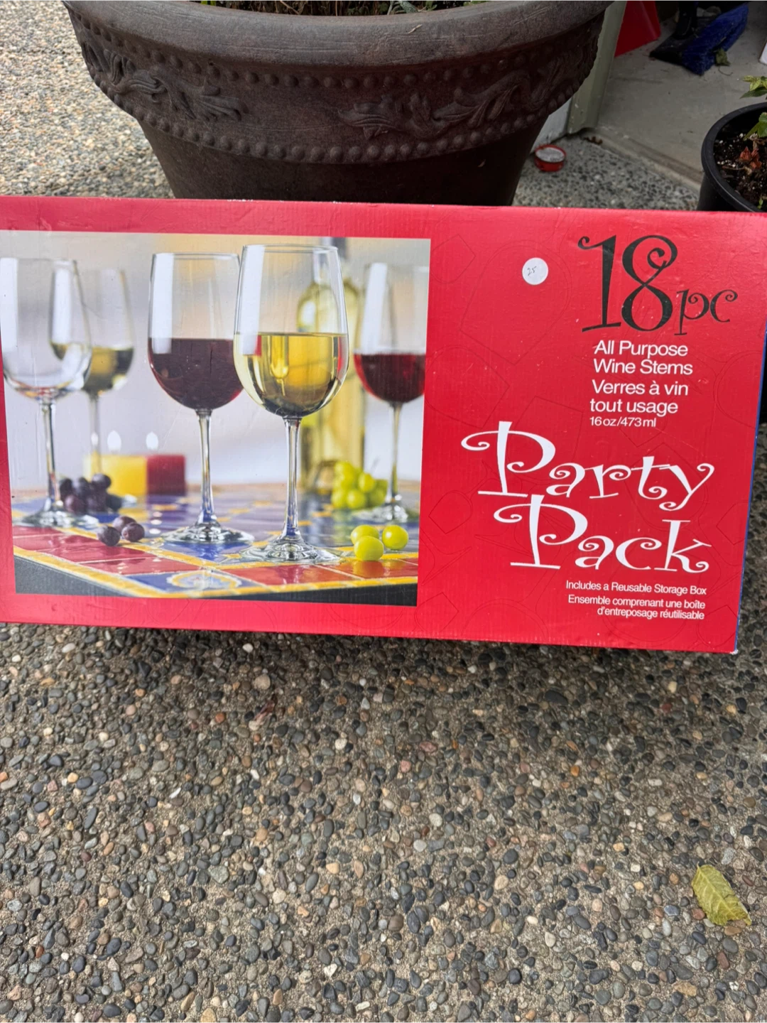 18pc All Purpose Wine Stems Party Pack