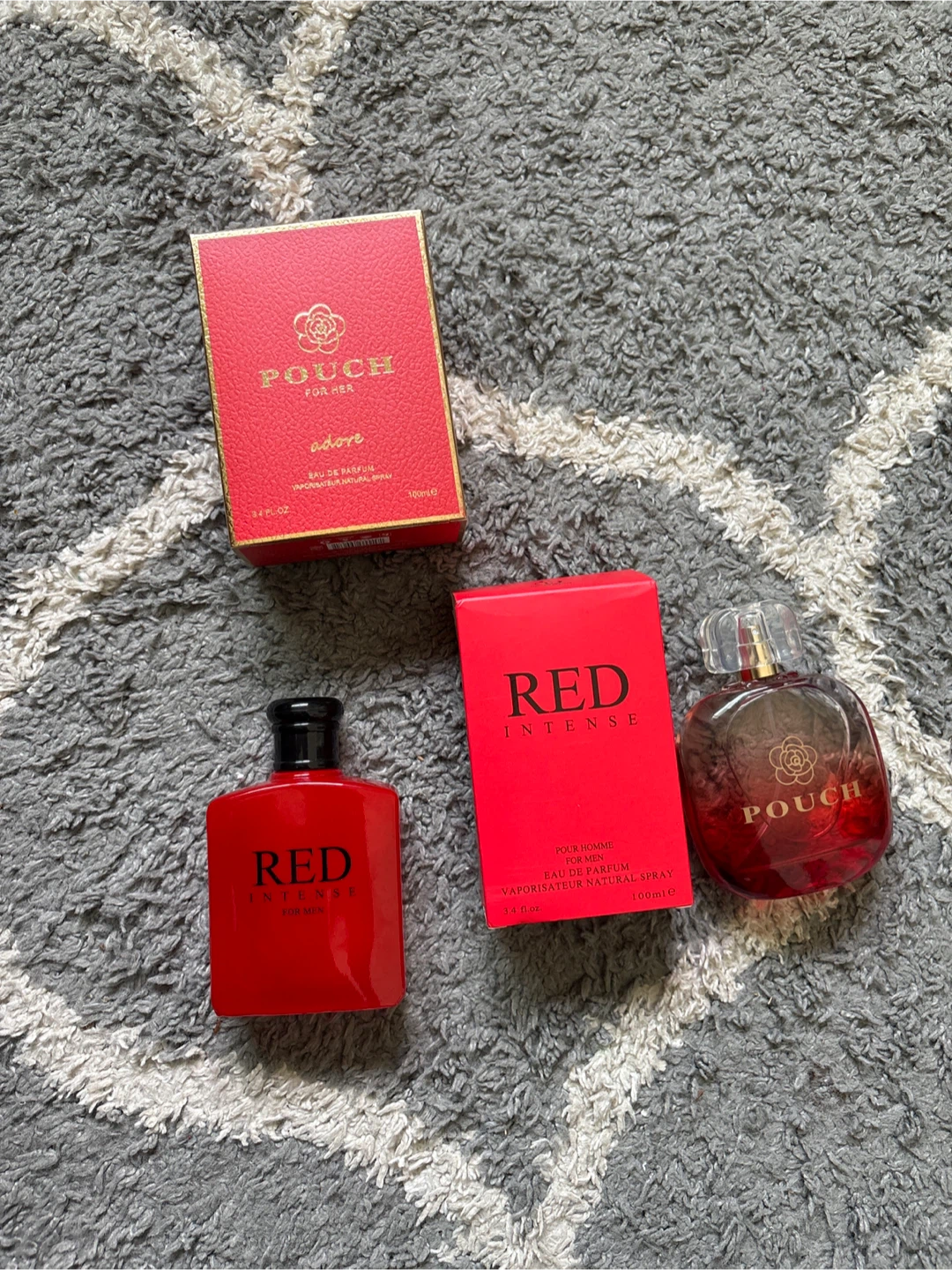 Red Intense for Men & Pouch For Her Perfume Set - photo 2