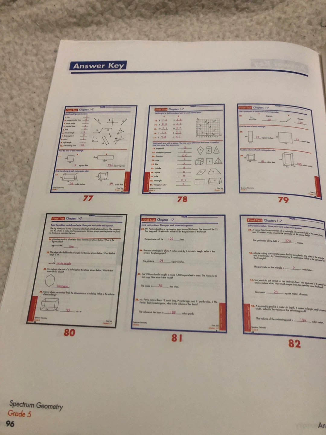 Spectrum Math Grade 5 Workbook - photo 5