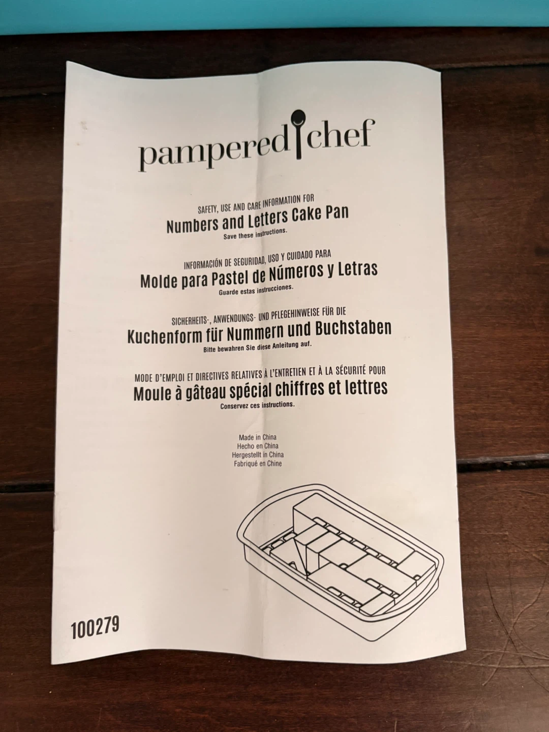 Pampered Chef Numbers and Letters Cake Pan - photo 2