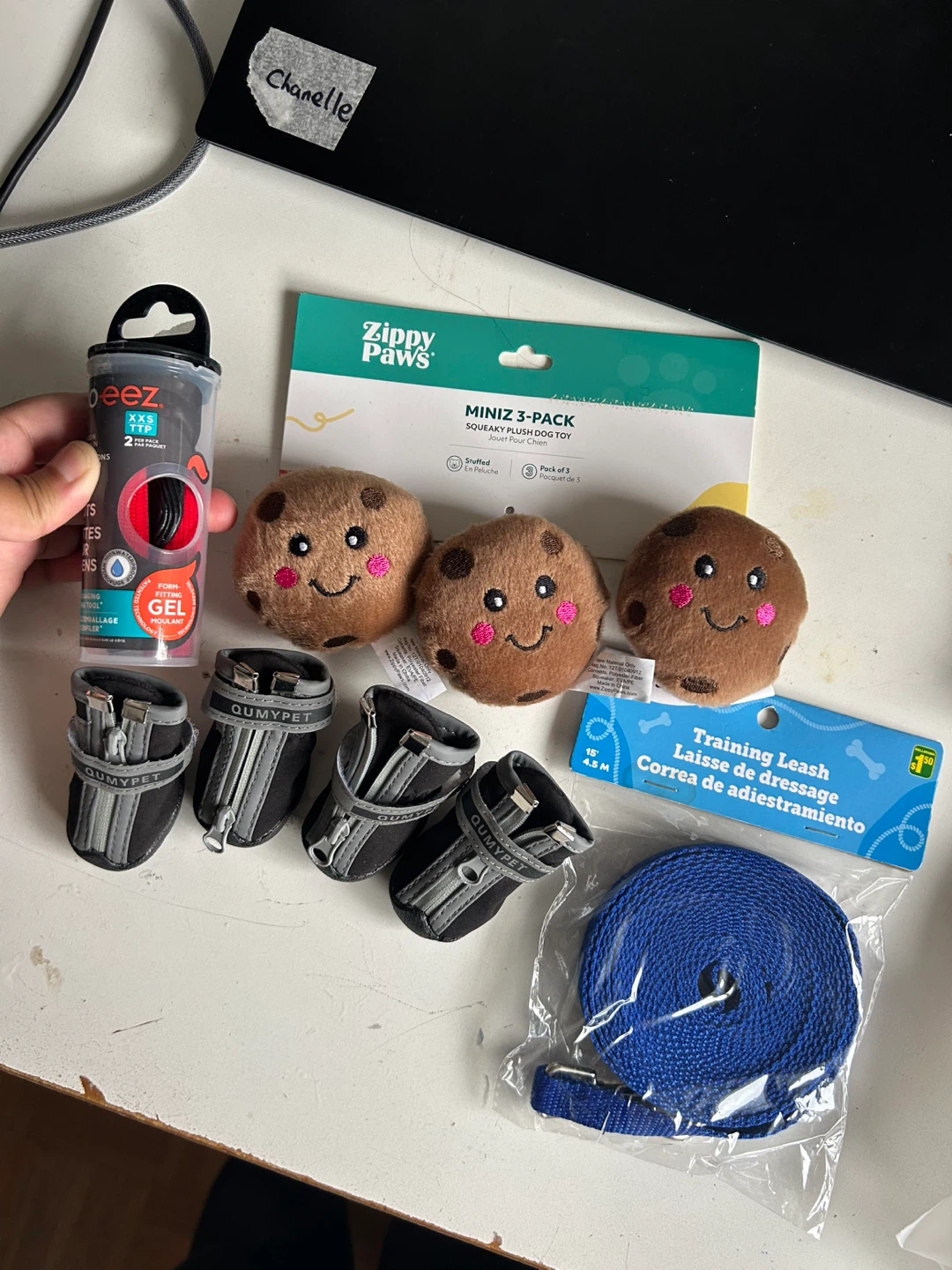 Extra Small Dog Bundle (toy and boots)