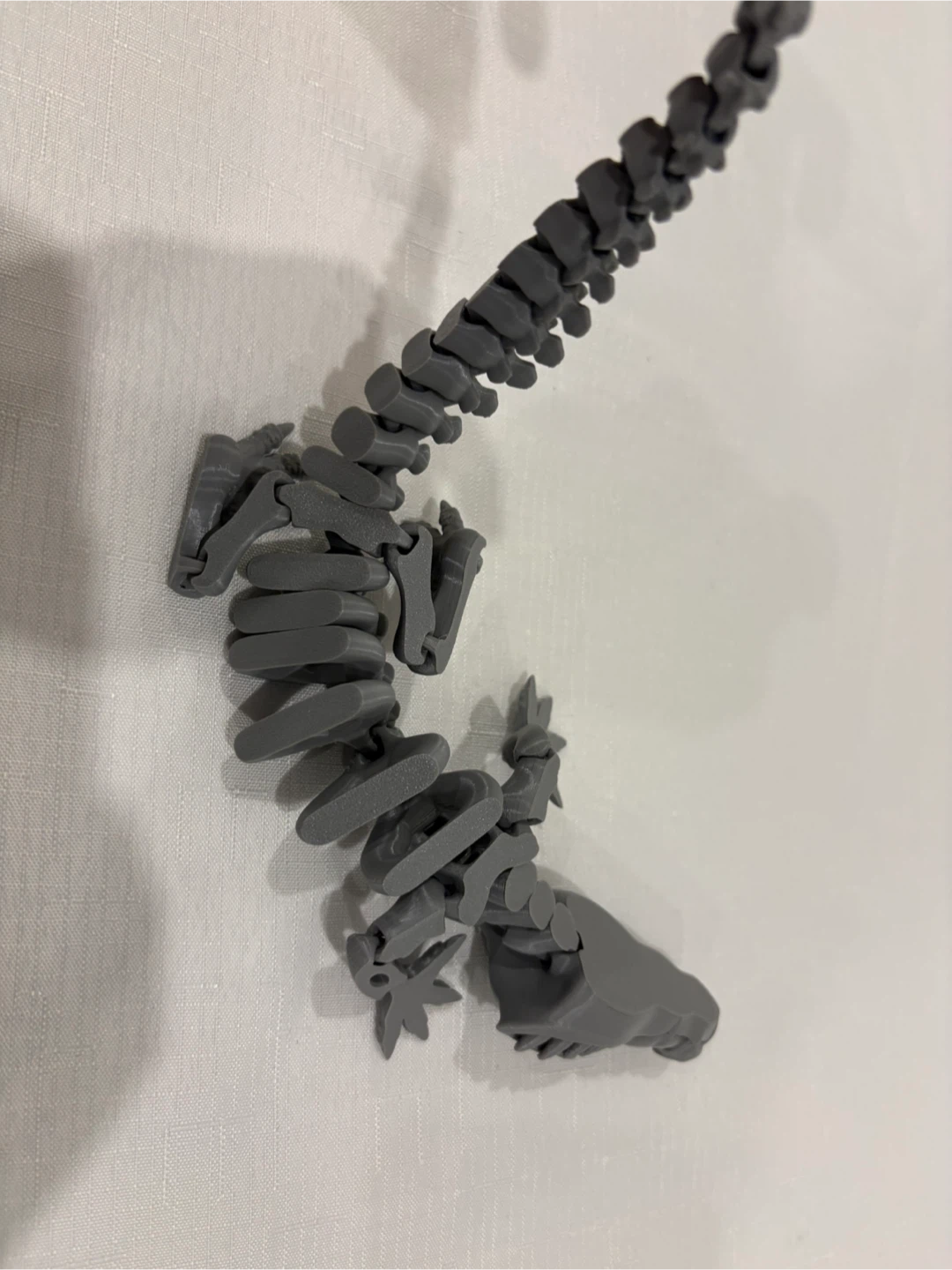 3D Printed Articulated Skeleton Lizard Toy - photo 4