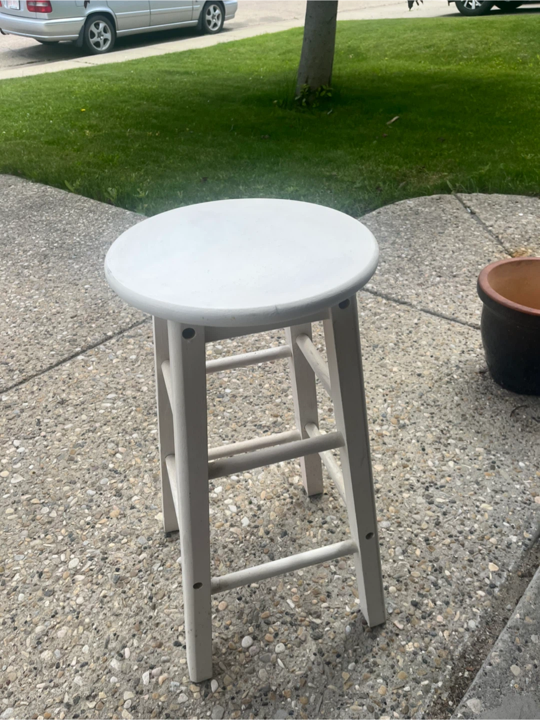 Wooden stool