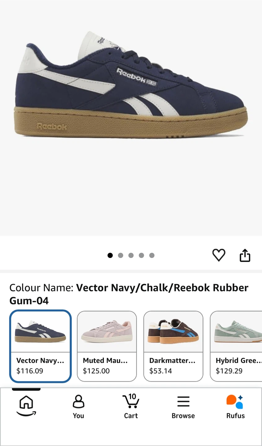 Reebok Vector Navy/Chalk/Reebok Rubber Gum-04 Shoes - photo 2