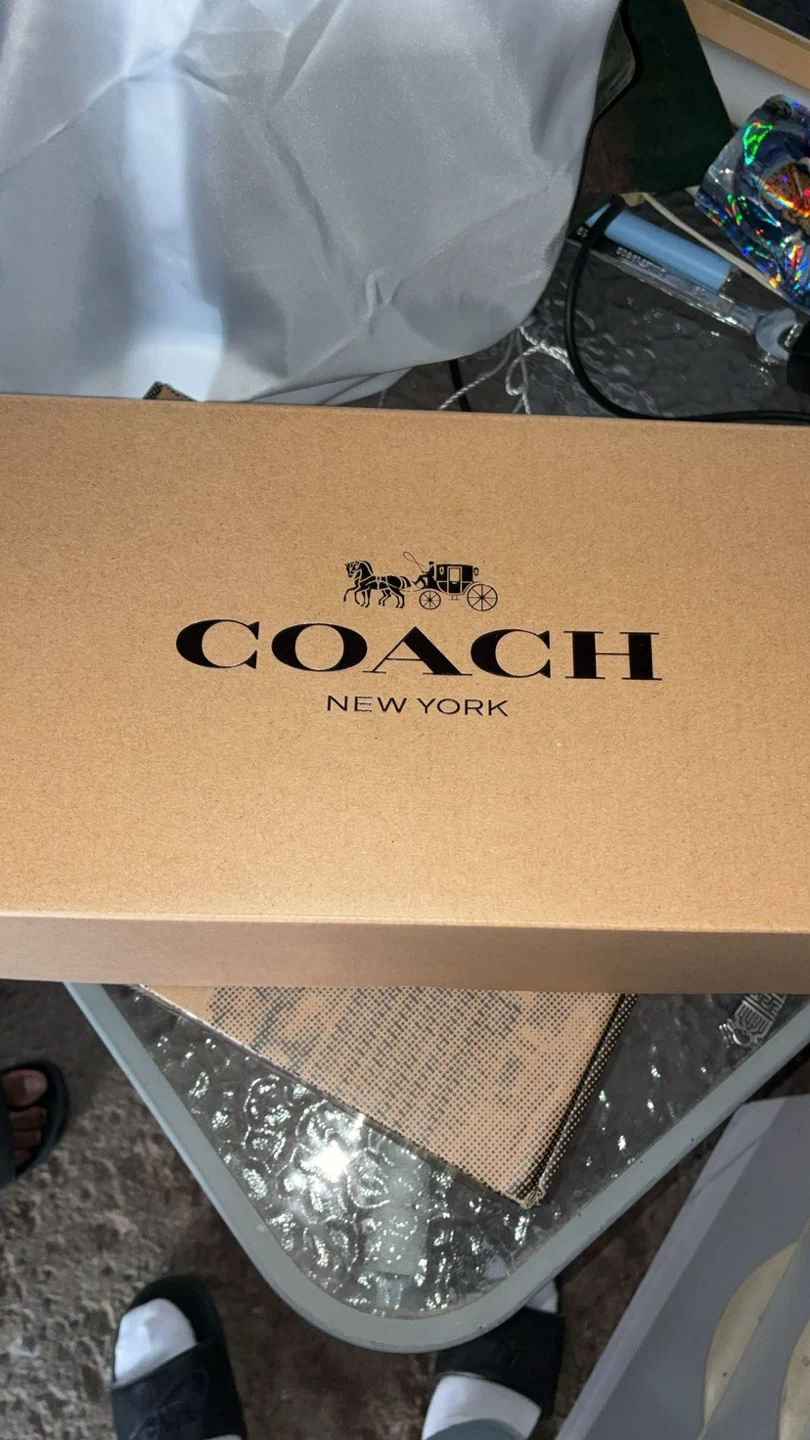 Coach Black Molded Slide Sandals - Size 9