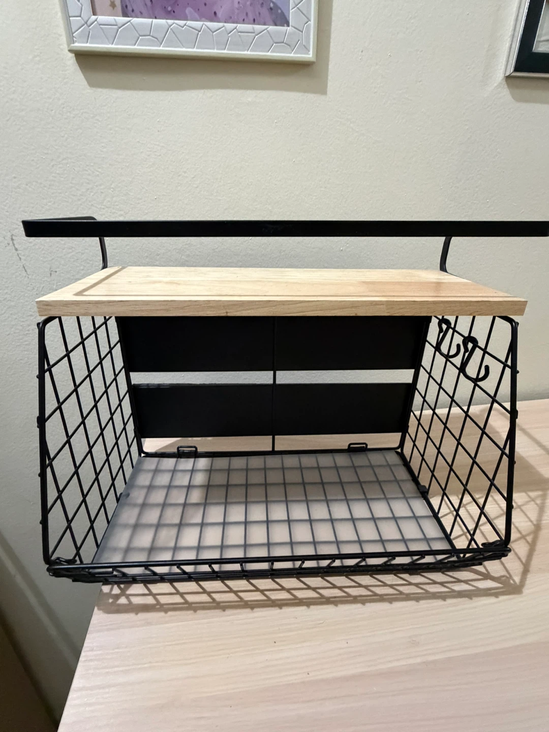 Black Metal Dish Rack and fruit holder