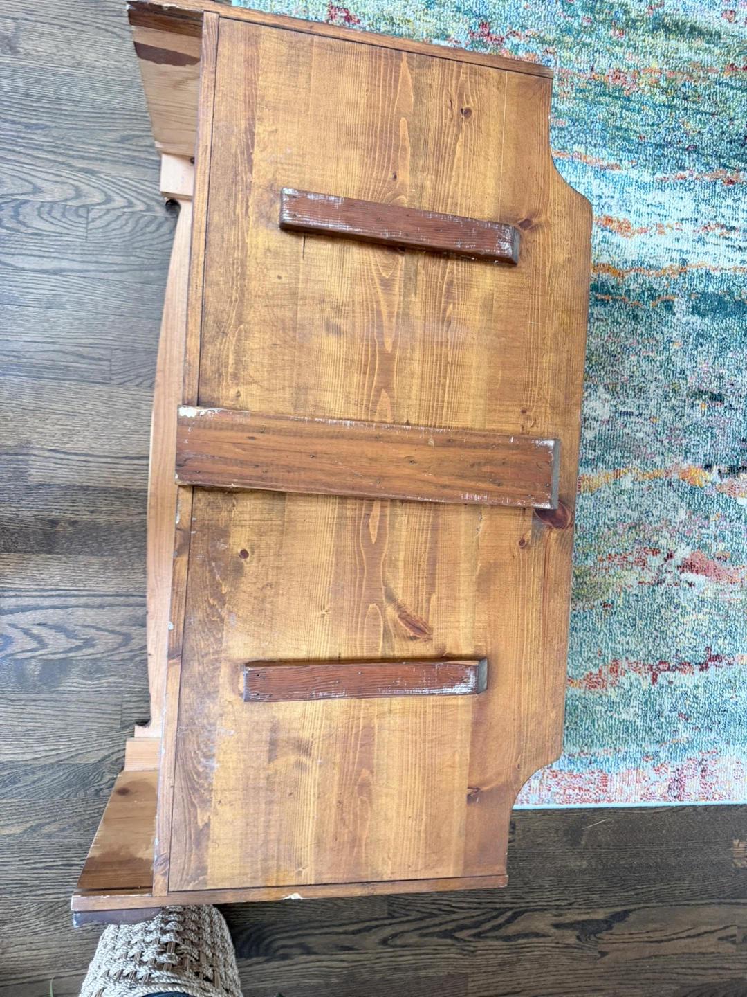 Solid wood vintage 1980s Farmhouse, Boho, & Bench Chicago - photo 4