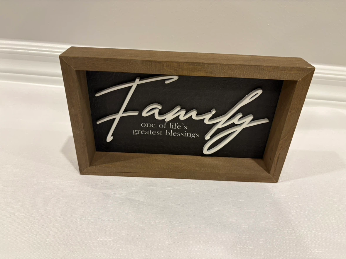 Wooden Family Sign